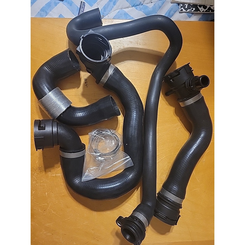 Radiator Coolant Water Hose Pipe Kit for BMW N51B30A Engine 135i 2008-2010